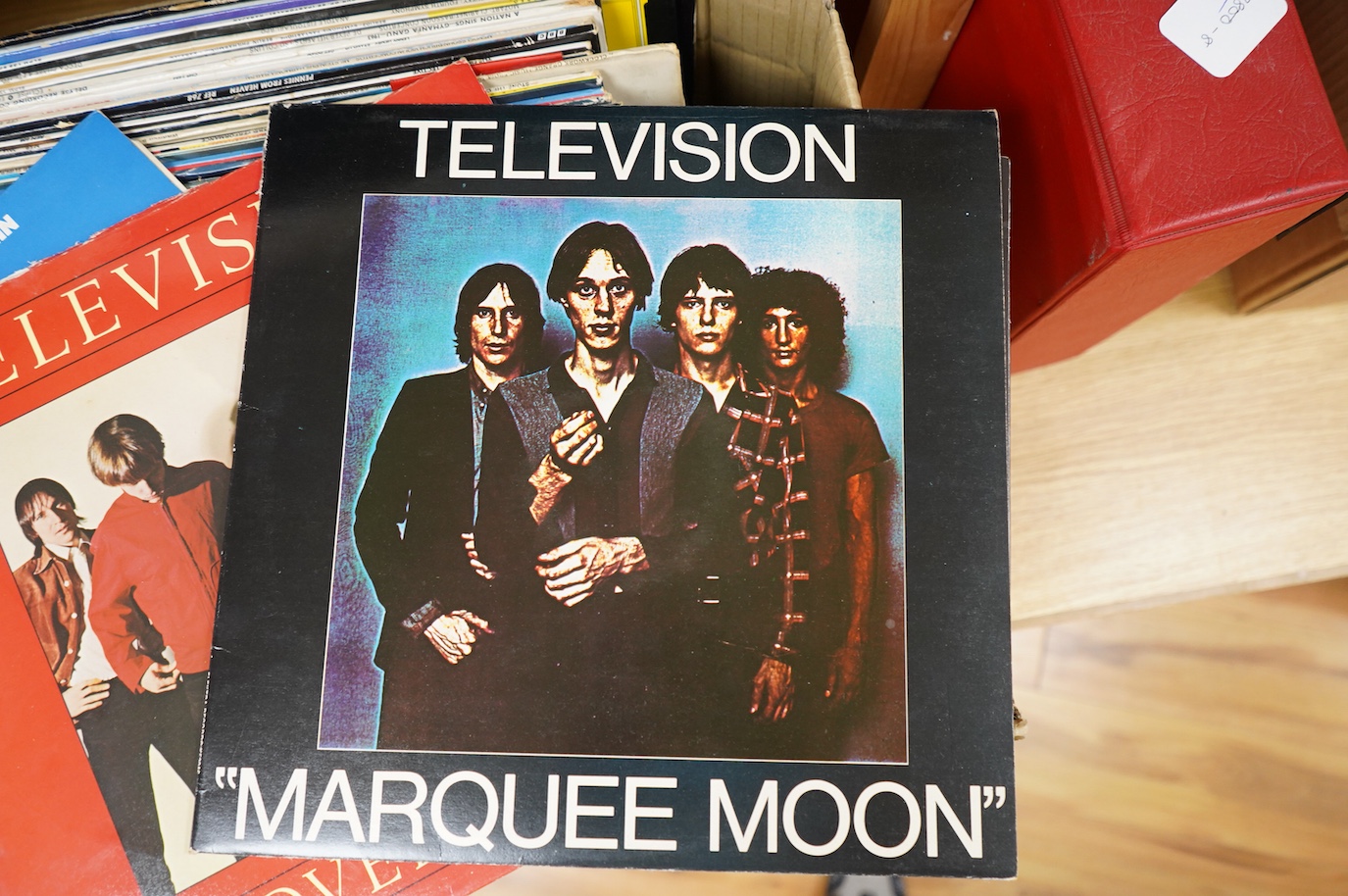 Fifty 1970's LP record albums, together with a few classical albums, artists include; Television, Kraftwerk, the soft machine, AC/DC, Randy Newman, Tracy Chapman, Wet Willies, Blood Sweat & Tears, Alice Cooper, Chicago,